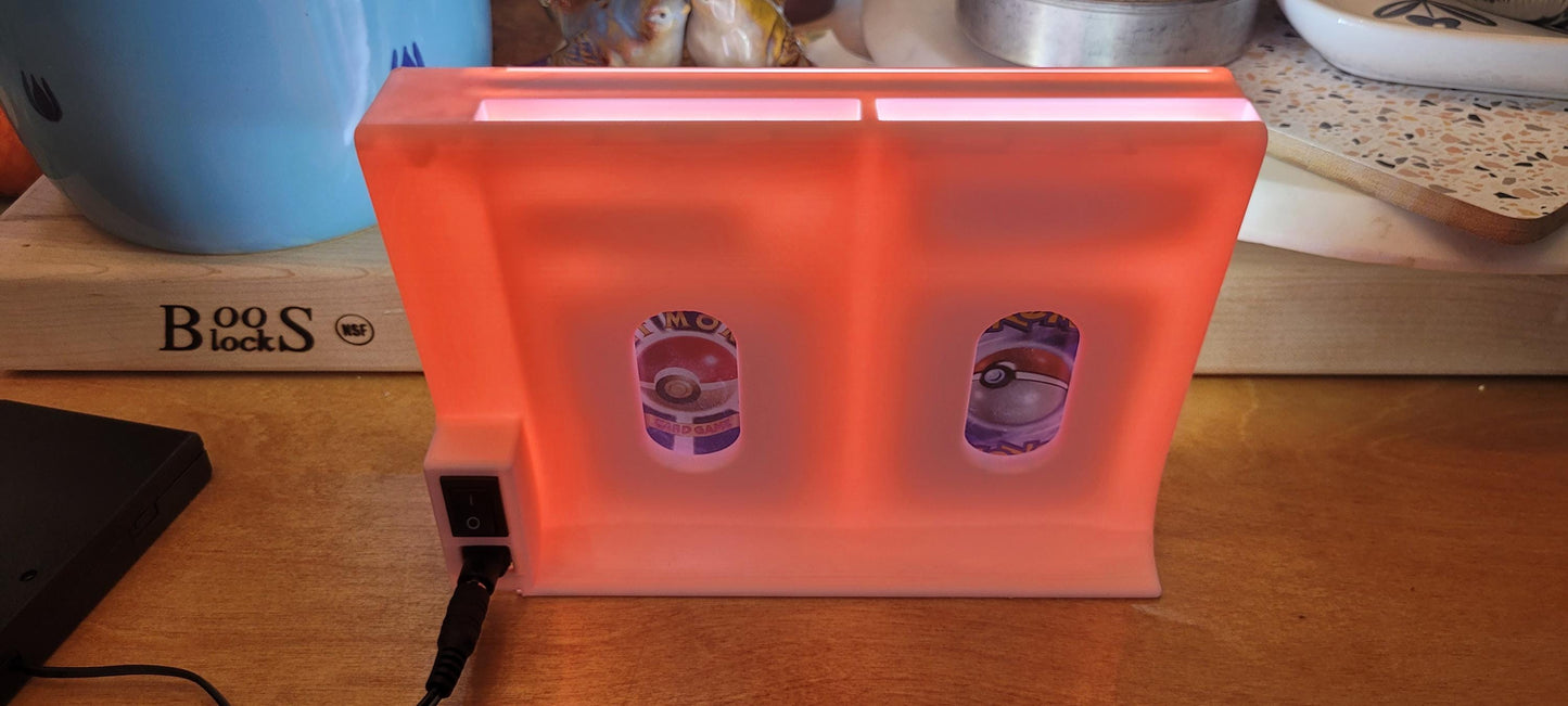 Graded 2 Card Display Lightbox - PSA / Beckett / CGC