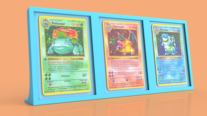 3 Card Display Frame - Toploader