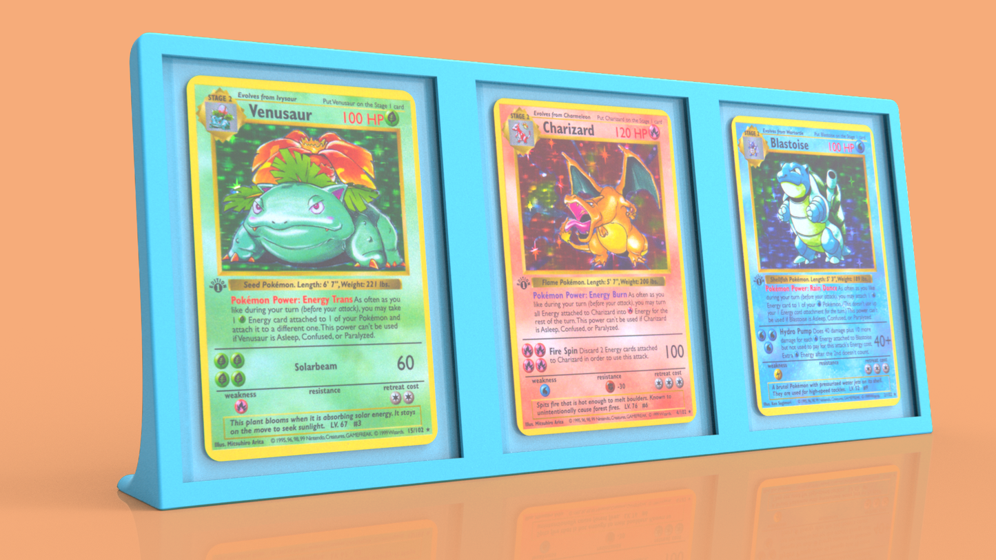 3 Card Display Frame - Toploader (Wholesale)