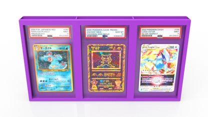 Graded 3 Card Display Frame - PSA / Beckett / CGC (Wholesale)
