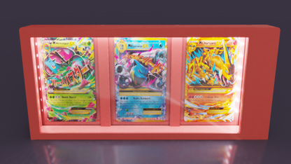 3 Card Toploader Lightbox Display